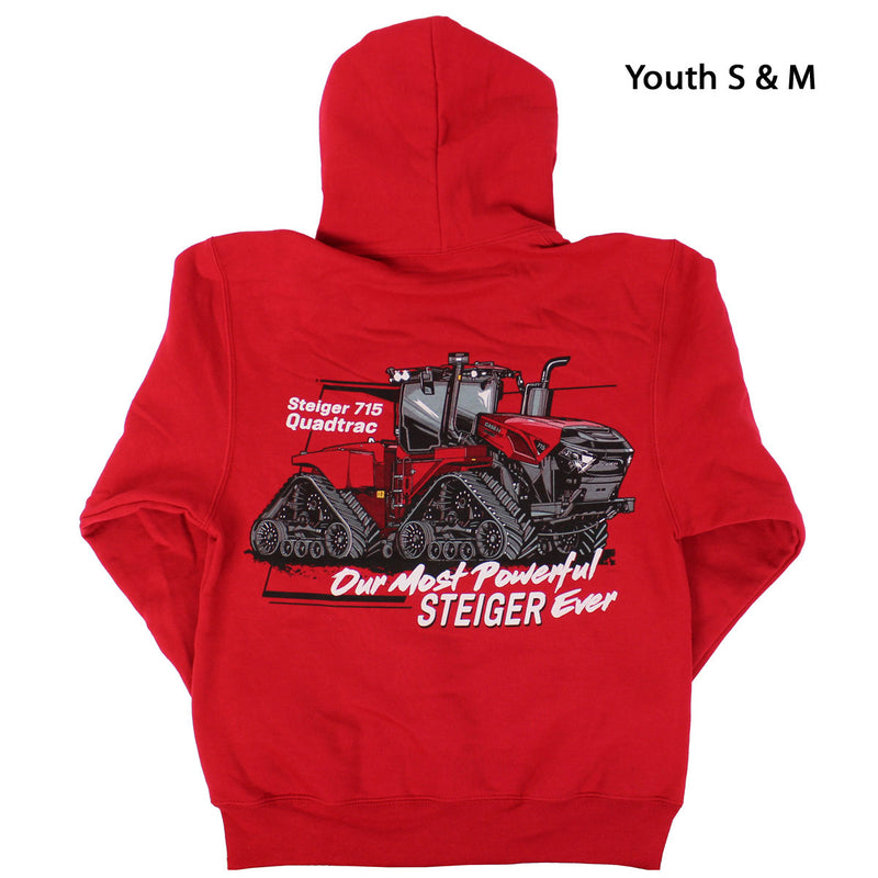 Youth Steiger 715 Quadtrac Hooded Sweatshirt