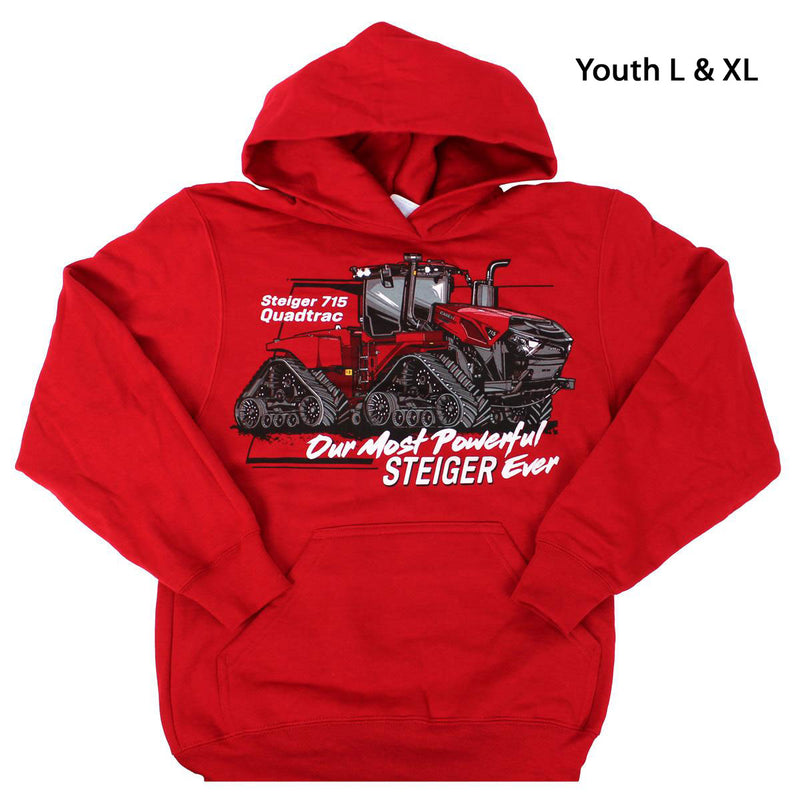 Youth Steiger 715 Quadtrac Hooded Sweatshirt