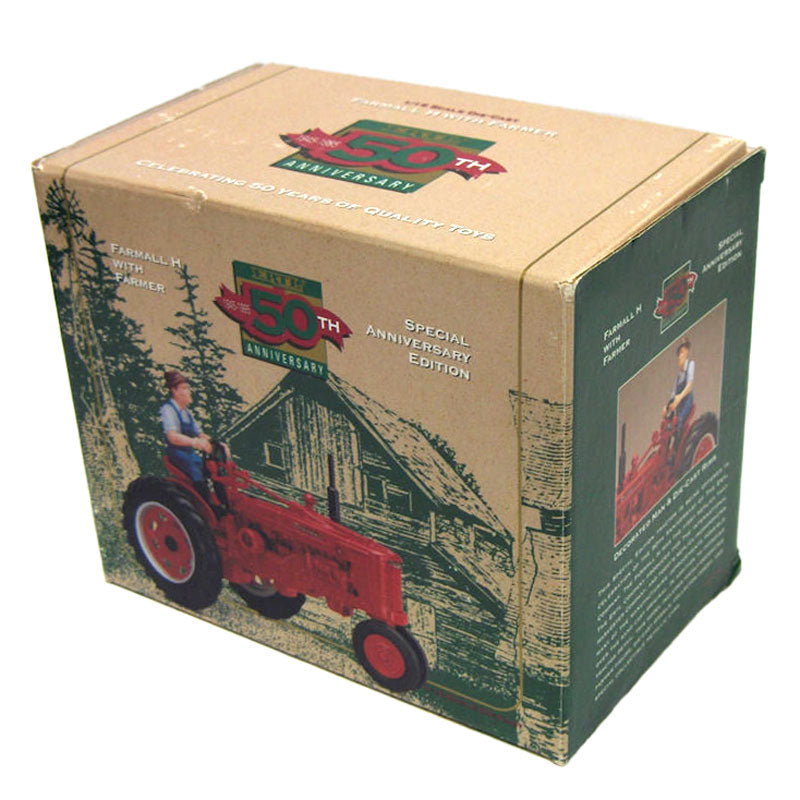 (B&D) 1/16 Farmall H Tractor with Farmer, 50th Anniversary - Loose, No Box
