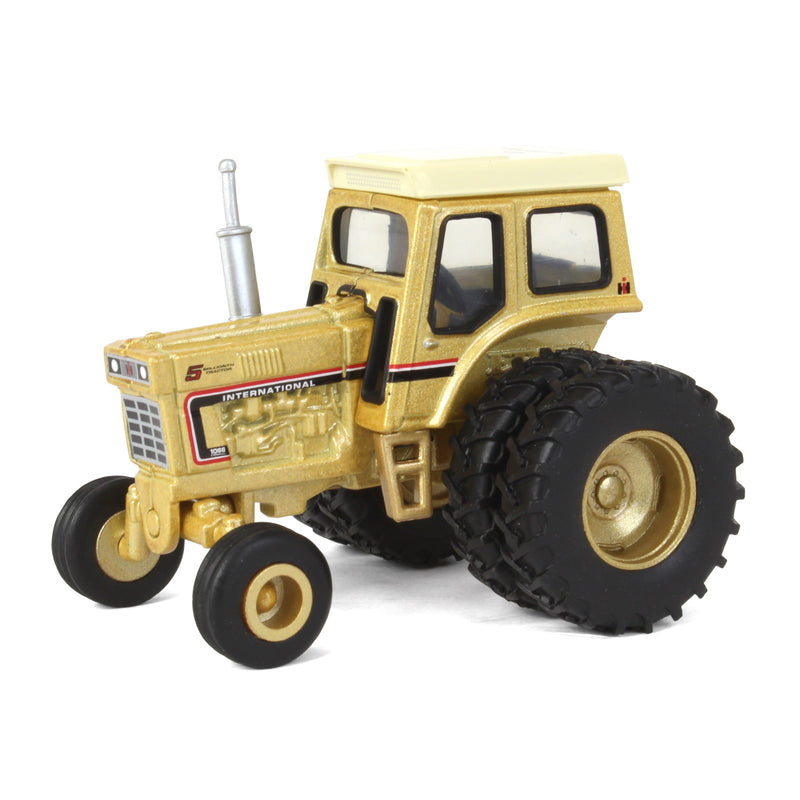 Gold Painted Chase Unit ~ 1/64 International Harvester 1066 5 Millionth Tractor, 50th Anniv, ERTL Prestige
