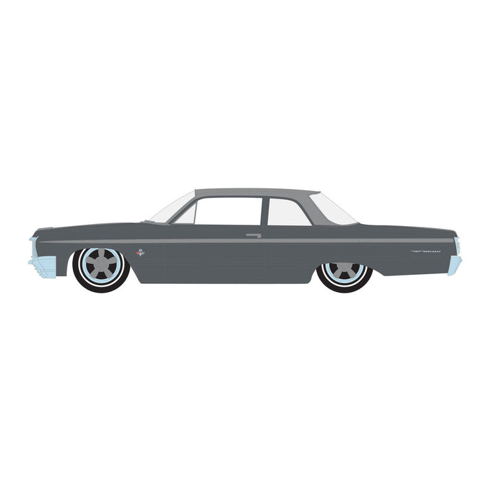 1/64 1964 Chevrolet Bel Air, Dark Gray & Silver Metallic, California Lowriders Series 6
