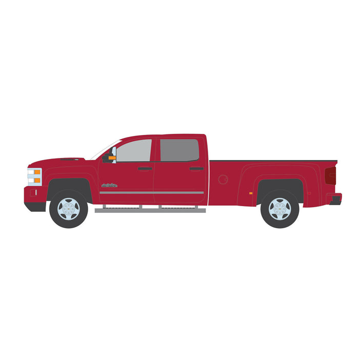 1/64 2018 Chevrolet Silverado 3500 HD Dually High Country, Cajun Red Metallic, Dually Drivers Series 15