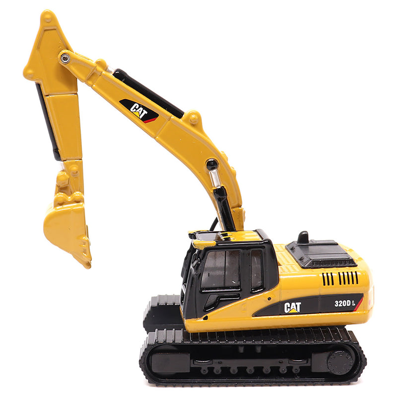 1/87 Kenworth T880s SBFS Tandem Tractor with Lowboy Trailer & Caterpillar 320D L Hydraulic Excavator by Diecast Masters