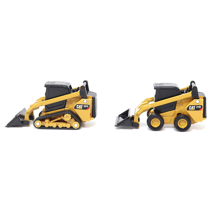 1/64 Caterpillar 272D2 Skid Steer Loader & 297D2 Compact Track Loader Set