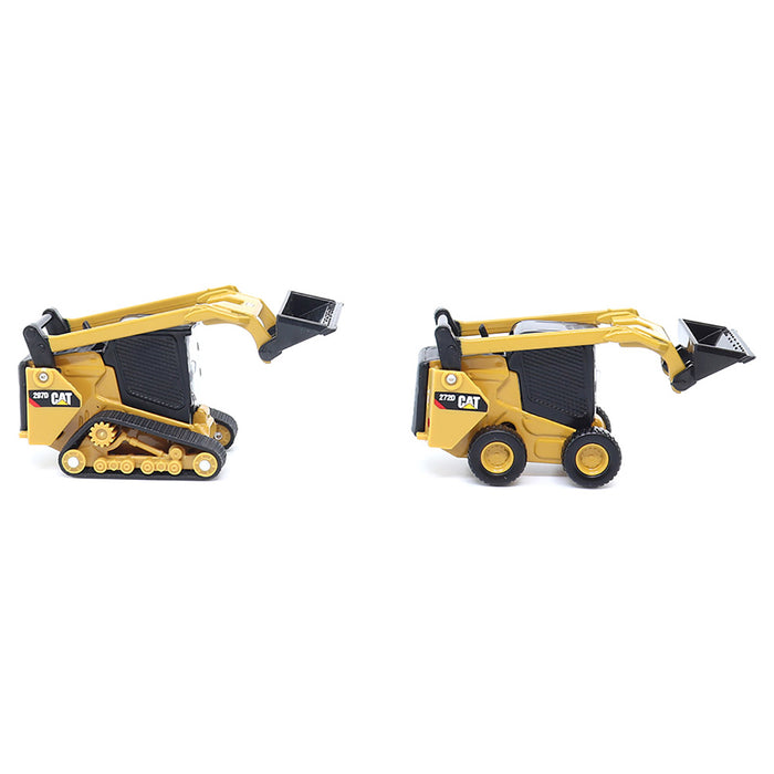 1/64 Caterpillar 272D2 Skid Steer Loader & 297D2 Compact Track Loader Set