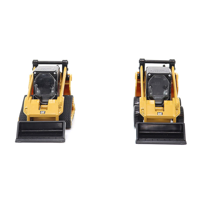 1/64 Caterpillar 272D2 Skid Steer Loader & 297D2 Compact Track Loader Set