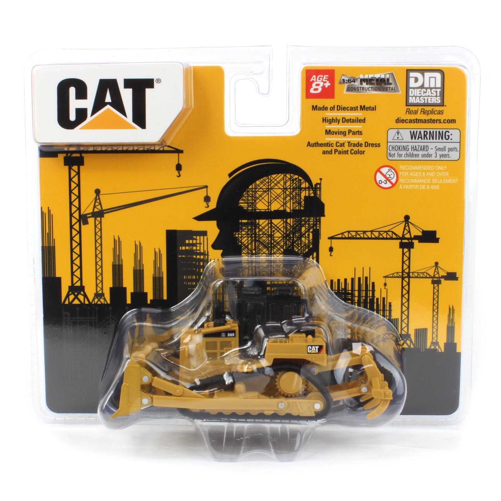 1/64 Caterpillar D6R XL Track-Type Tractor Dozer — Outback Toys