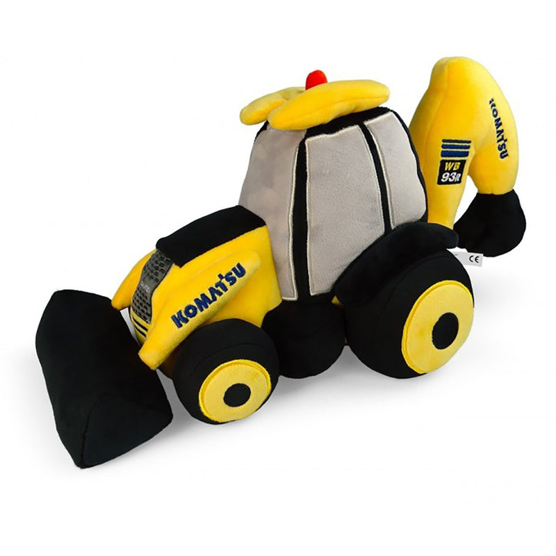 Komatsu WB93R Backhoe Loader Soft Plush Toy