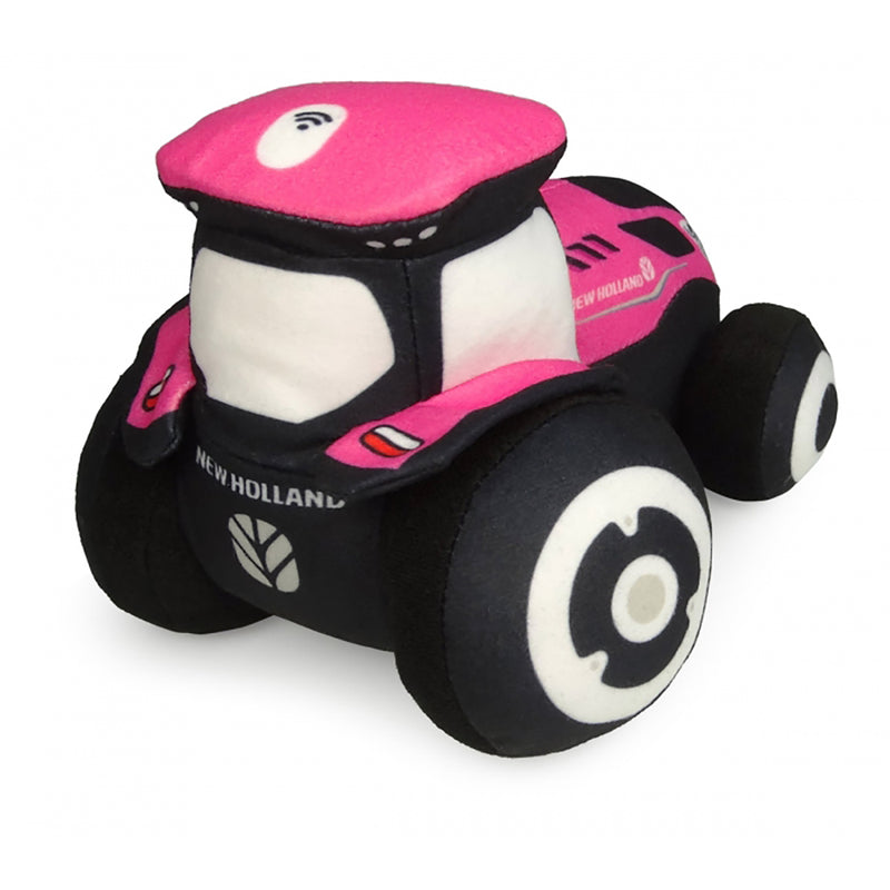 New Holland T7 Pink Tractor Soft Plush Toy