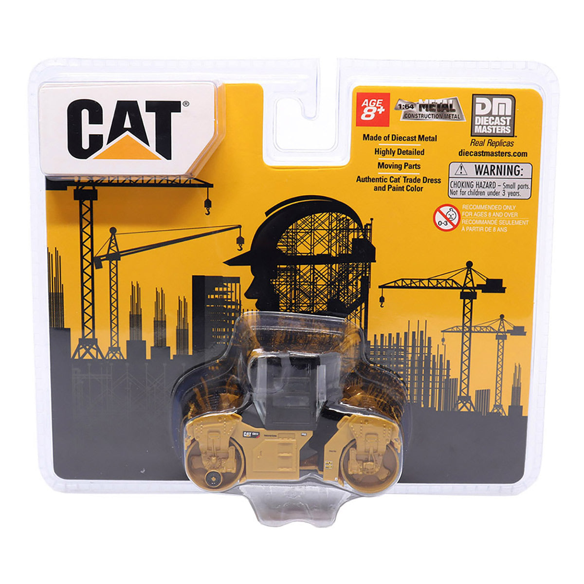 84641CS 1/64 Caterpillar CB-13 Tandem Vibratory Roller with