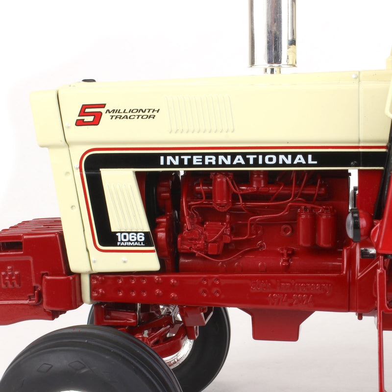 (B&D) 1/16 International Harvester 1066 5 Millionth Tractor, 50th Anniversary, ERTL Precision - Cosmetic Imperfections