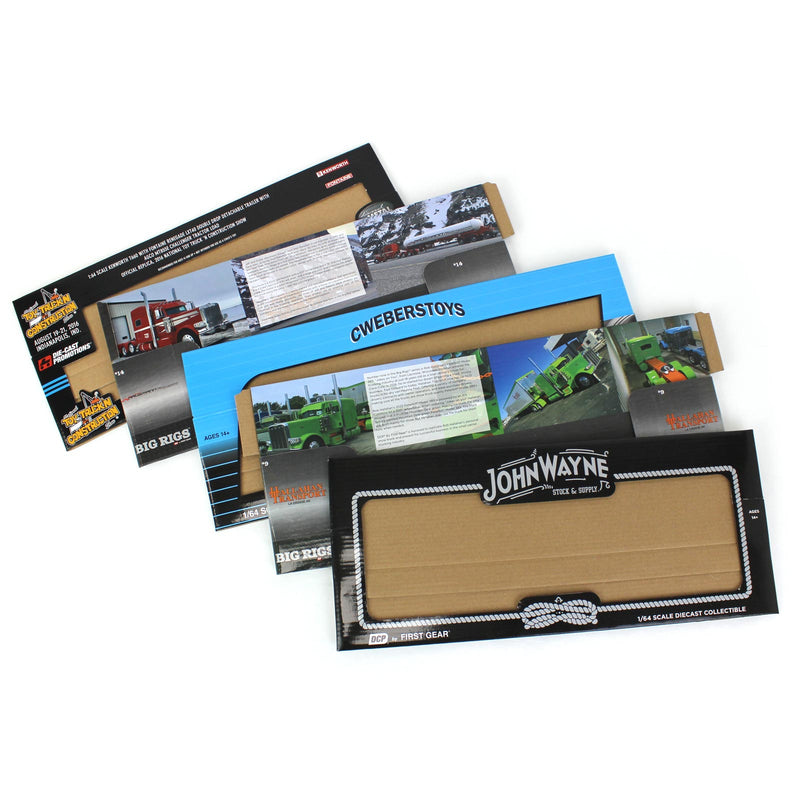 Lot of (5) Special Edition Empty DCP First Gear 1/64 Semi Tractor Trailer Truck Boxes