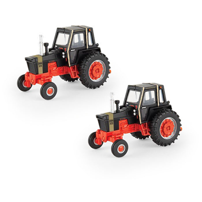 1/64 Case 970 & 1070 Agri King Black Knight Tractors Set, ERTL Prestige Collection