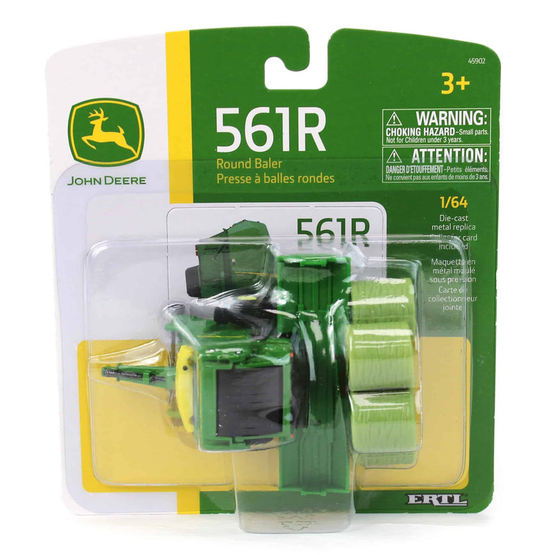 1/64 John Deere 561R Round Baler with 6 Bales by ERTL
