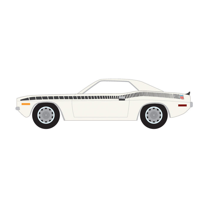 1/64 1970 Plymouth AAR ‘Cuda, Alpine White, GreenLight Muscle Series 29