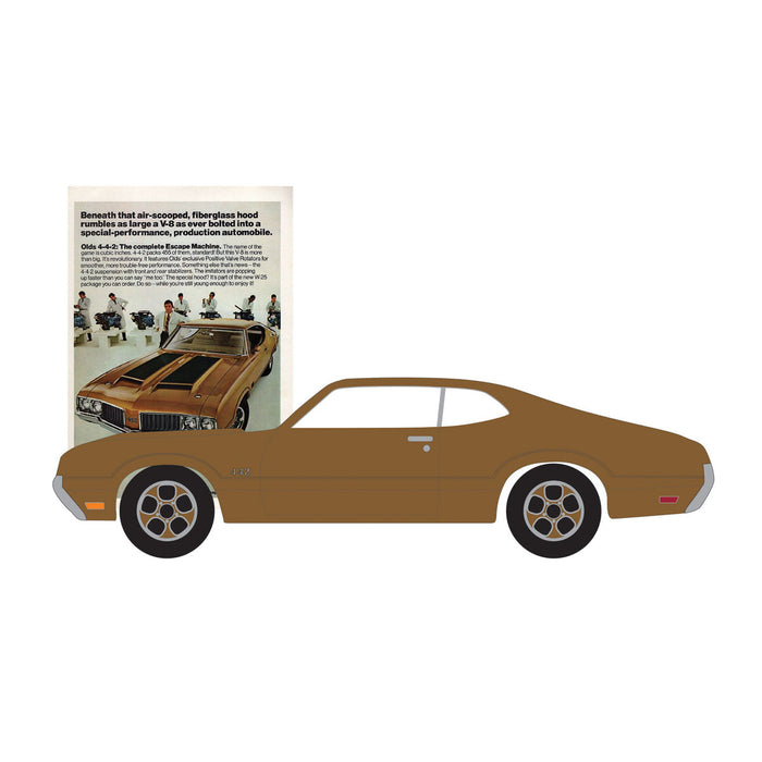 1/64 1972 Oldsmobile 442 “The Complete Escape Machine", Vintage Ad Cars Series 11