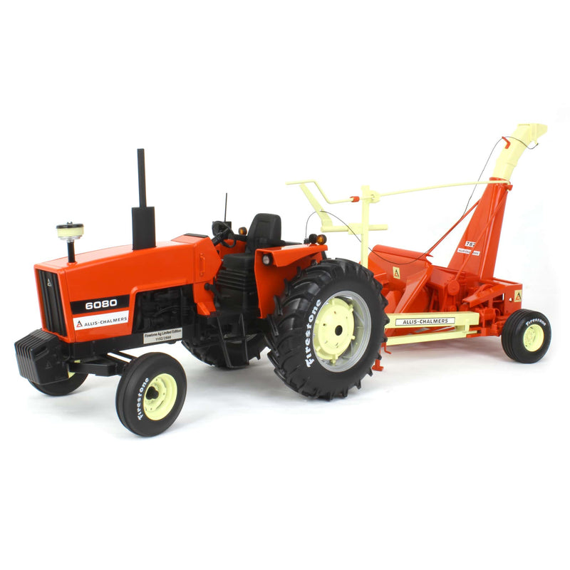 1/16 Allis Chalmers 6080 Tractor with 782 Forage Harvester by SpecCast, Firestone Series 1 of 2,500