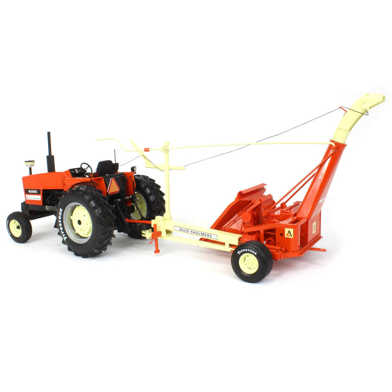 1/16 Allis Chalmers 6080 Tractor with 782 Forage Harvester by SpecCast, Firestone Series 1 of 2,500