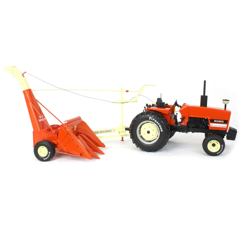 1/16 Allis Chalmers 6080 Tractor with 782 Forage Harvester by SpecCast, Firestone Series 1 of 2,500