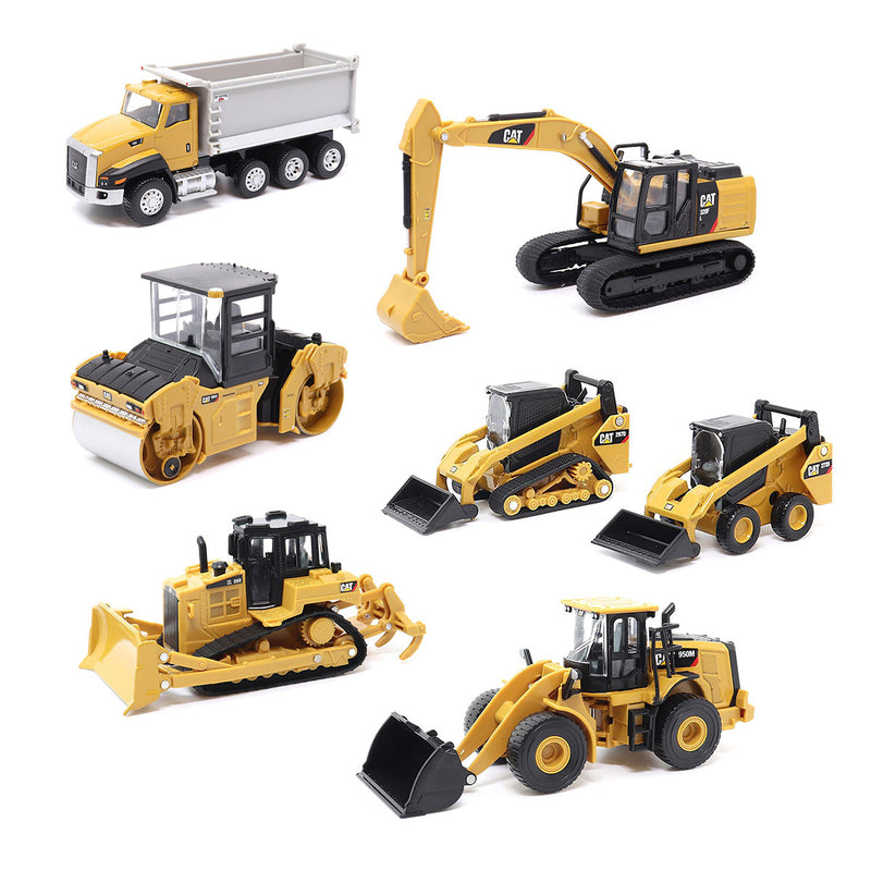 1/64 Caterpillar Construction Set of 6 Die-cast Replicas