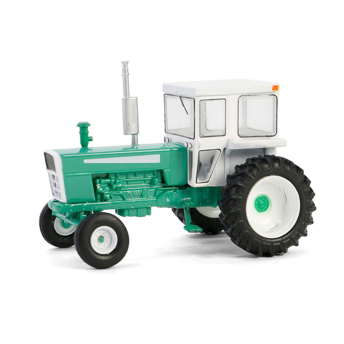 1/64 1973 Tractor with Cab, Green & White, Down on the Farm Series 9