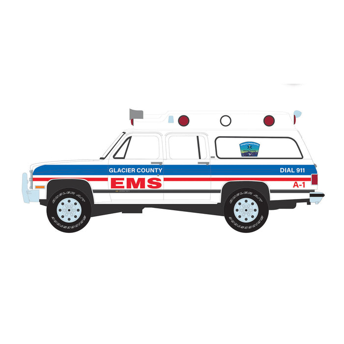 1/64 1991 Chevrolet Suburban Ambulance, Glacier County EMS, First Responders Series 2