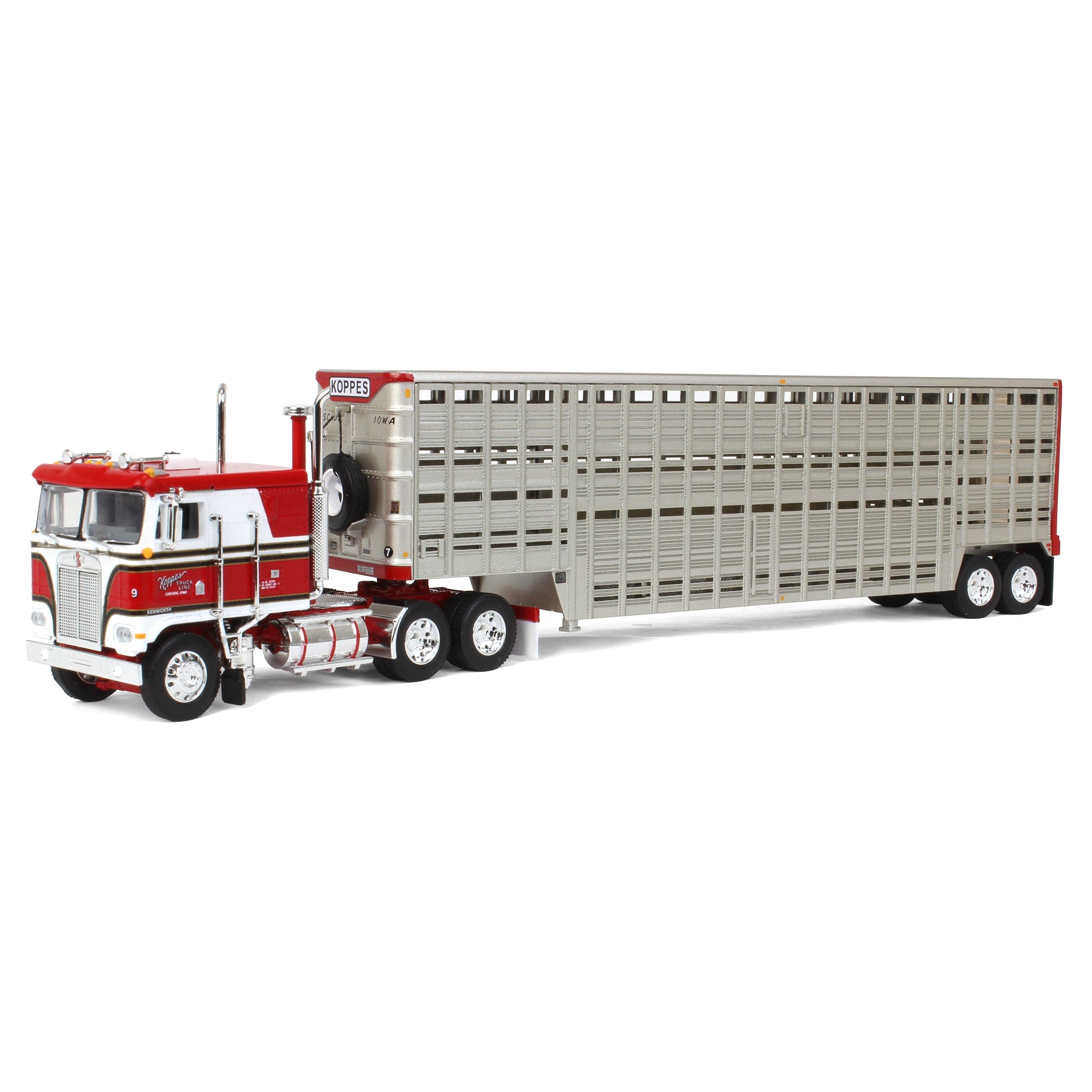 60-1756 DCP 1/64 Kenworth K100 COE Semi Truck with 45ft Vintage