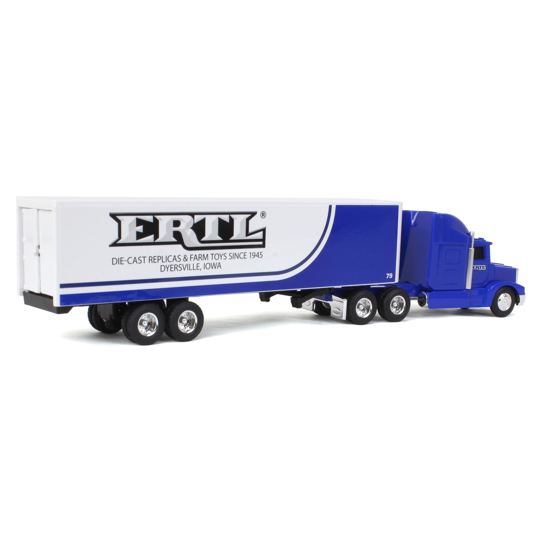 1/64 ERTL 79 Semi Truck with Box Trailer, 79 Years of ERTL, 1st in