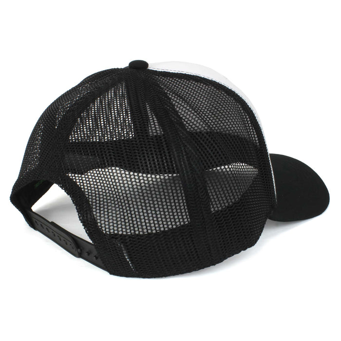 John Deere White & Black Mesh Back Hat