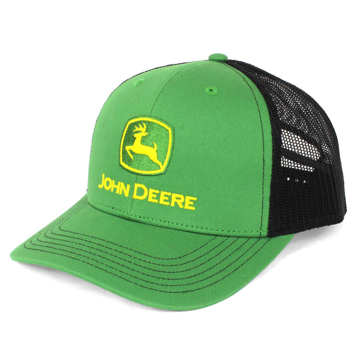 John Deere Green & Black Mesh Back Hat
