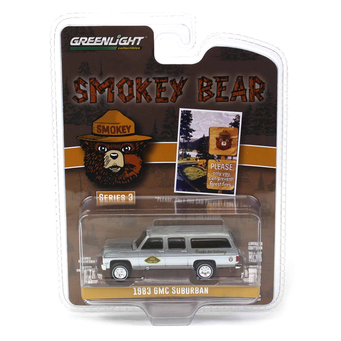 Raw Chase Unit ~ 1/64 1983 GMC Suburban, Smokey Bear Series 3