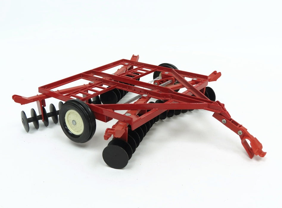 1/16 Red Tandem Disc Harrow, Made in the USA