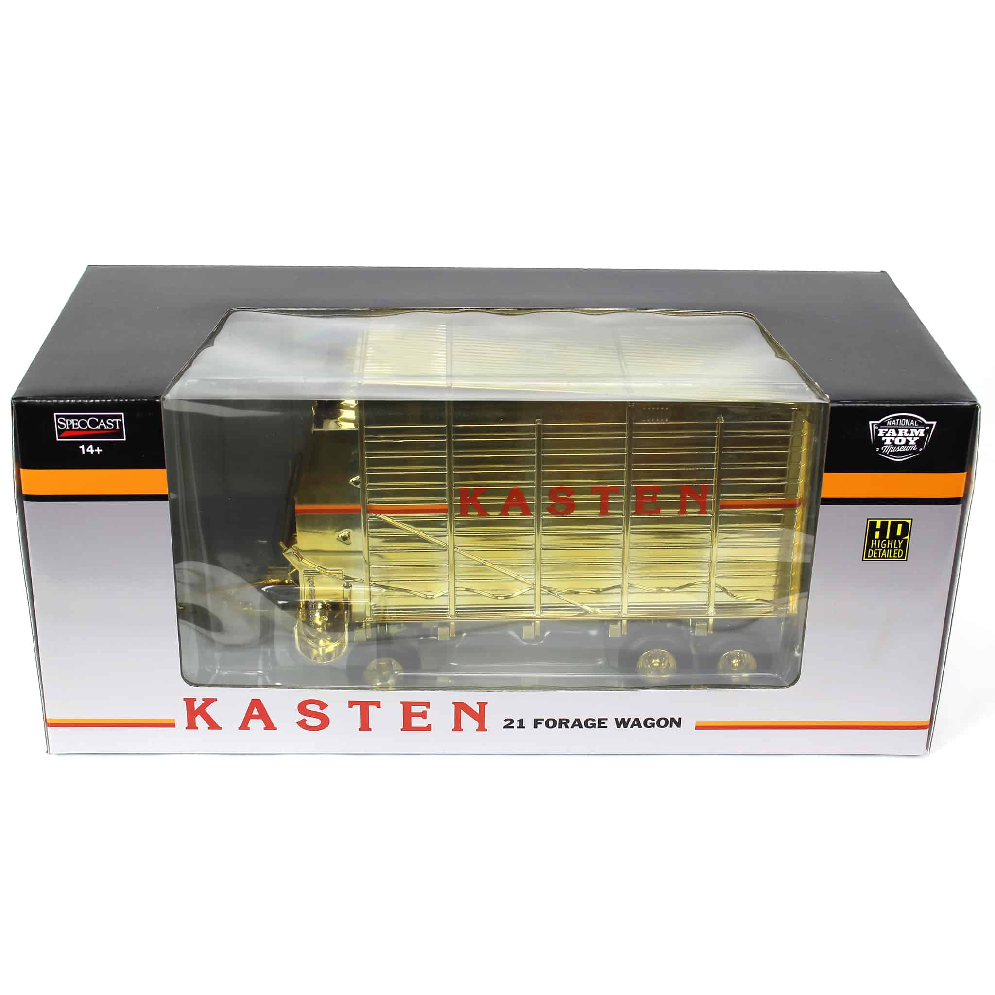 Gold & Silver Chrome Set ~ 1/16 Kasten Heavy Duty 21 Forage Wagon