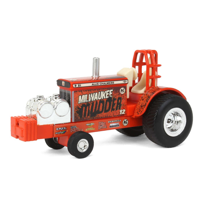 Sealed Case of 12 ~ 1/64 Allis Chalmers "Old Flame" & "Milwaukee Mudder" Pulling Tractors