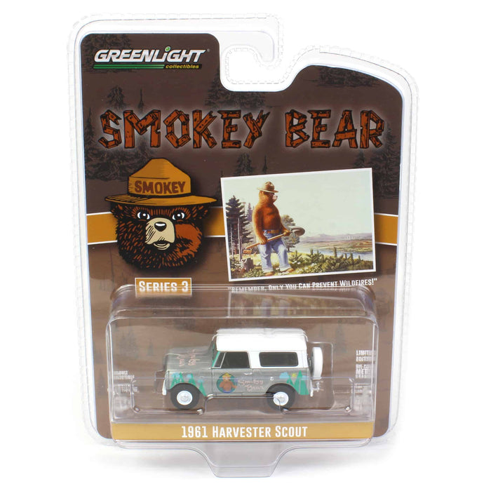 Raw Chase Unit ~ 1/64 1961 Harvester Scout, Smokey Bear Series 3