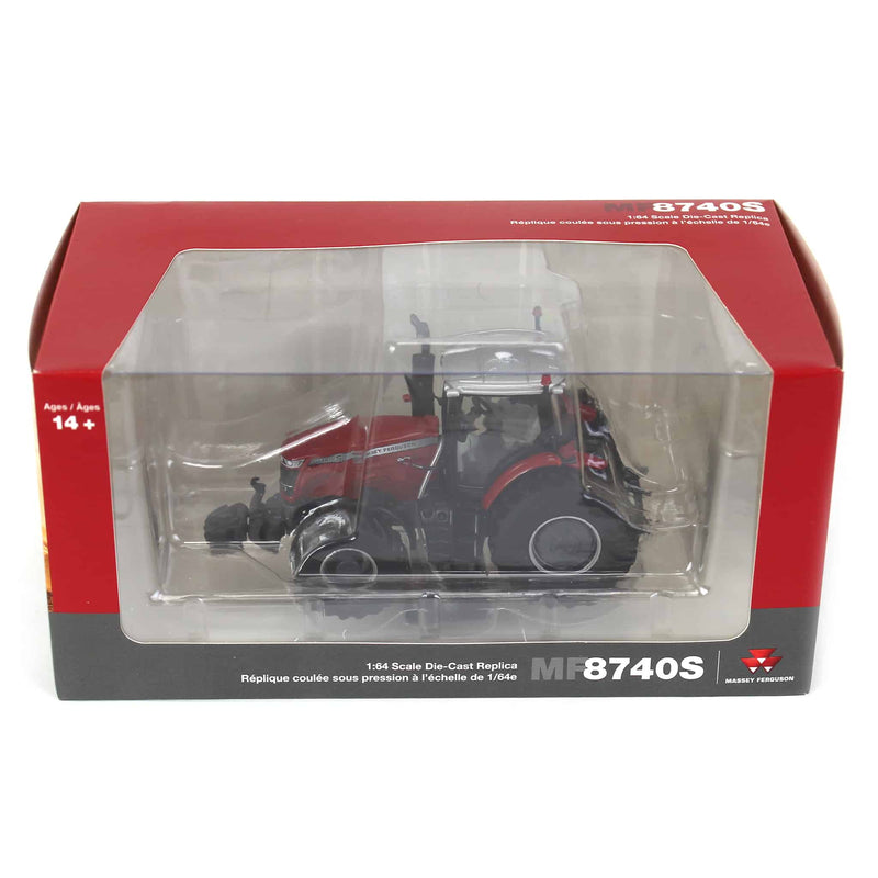 1/64 Massey Ferguson 8740S Tractor with Singles by SpecCast