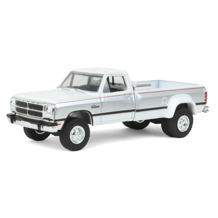 1/64 1993 Dodge Ram 350 Cummins Dually, White, LP Diecast Exclusive