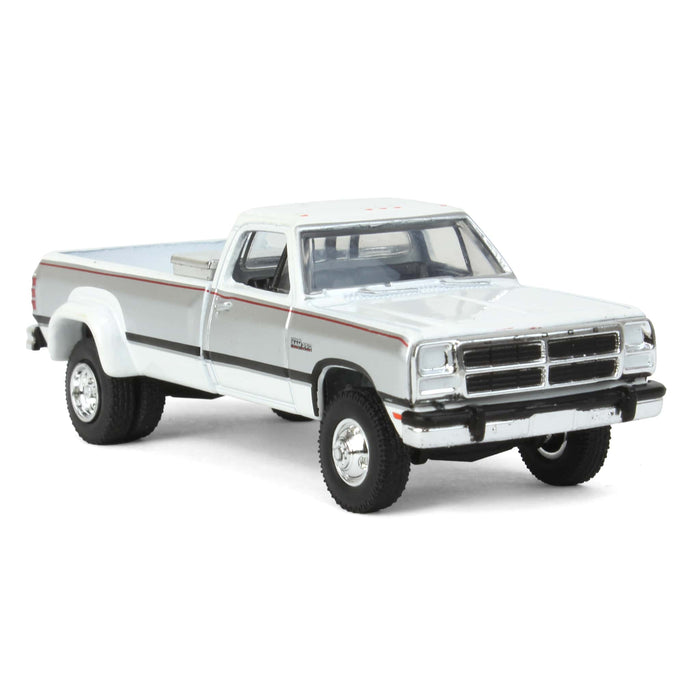 1/64 1993 Dodge Ram 350 Cummins Dually, White, LP Diecast Exclusive