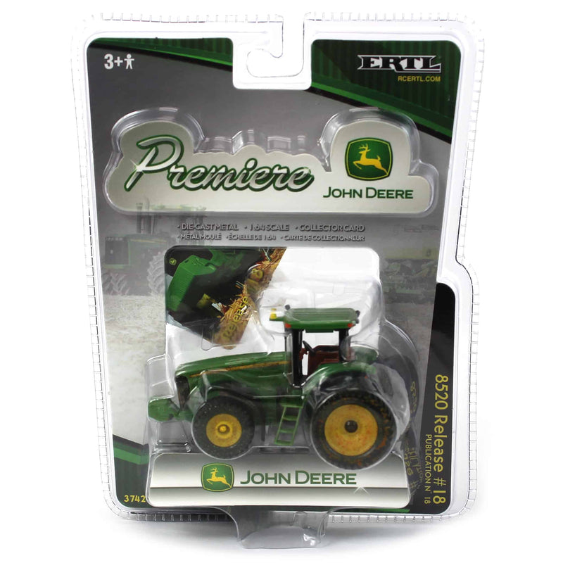 1/64 John Deere 8520 Tractor, ERTL Premiere Series #18, Muddy Version