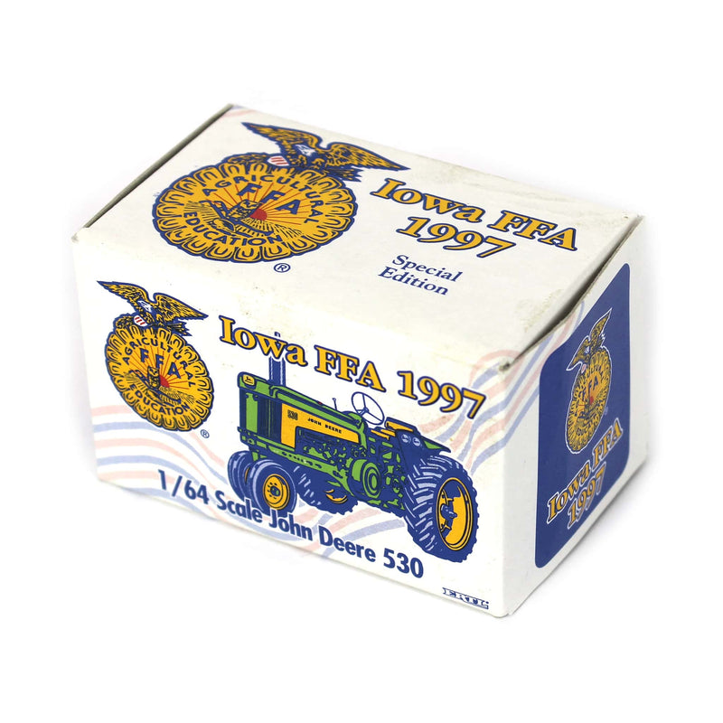 1/64 John Deere 530 Narrow Front Tractor by ERTL, 1997 Iowa FFA Edition