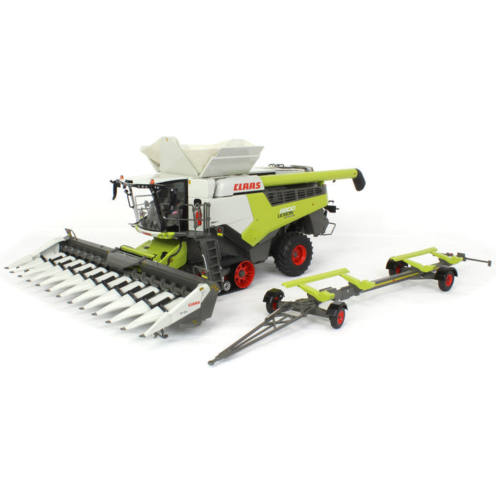 (B&D) 1/32 Claas Lexion 8800 Terra Trac Combine with 12-30c Corn Head & Cart, North America Edition - Damaged Box