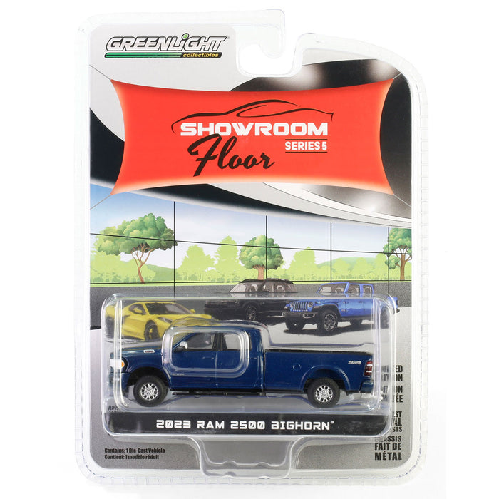 1/64 2023 Ram 2500 Bighorn, Patriot Blue Pearl, Showroom Floor Series 5