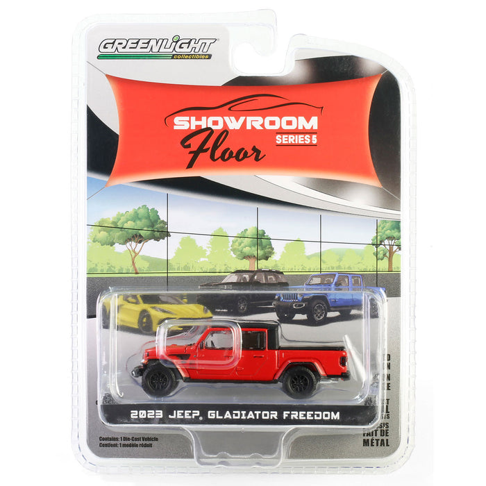 1/64 2023 Jeep Gladiator Freedom, Firecracker Red, Showroom Floor Series 5