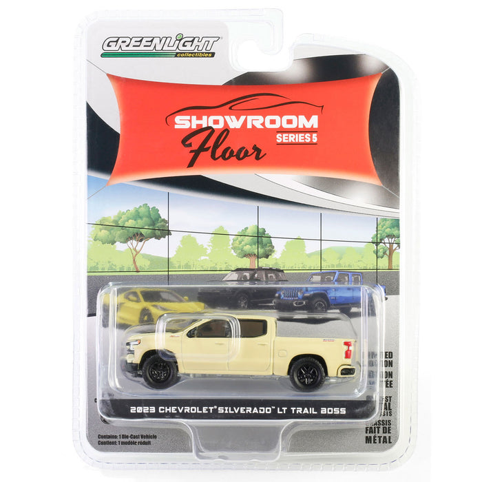 1/64 2023 Chevrolet Silverado LT Trail Boss Z71, Sand Dune Metallic, Showroom Floor Series 5