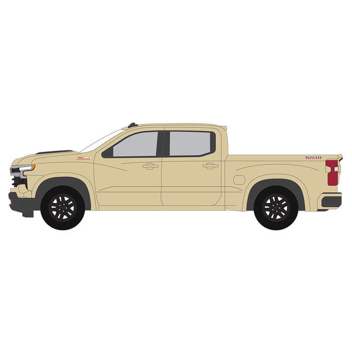 1/64 2023 Chevrolet Silverado LT Trail Boss Z71, Sand Dune Metallic, Showroom Floor Series 5