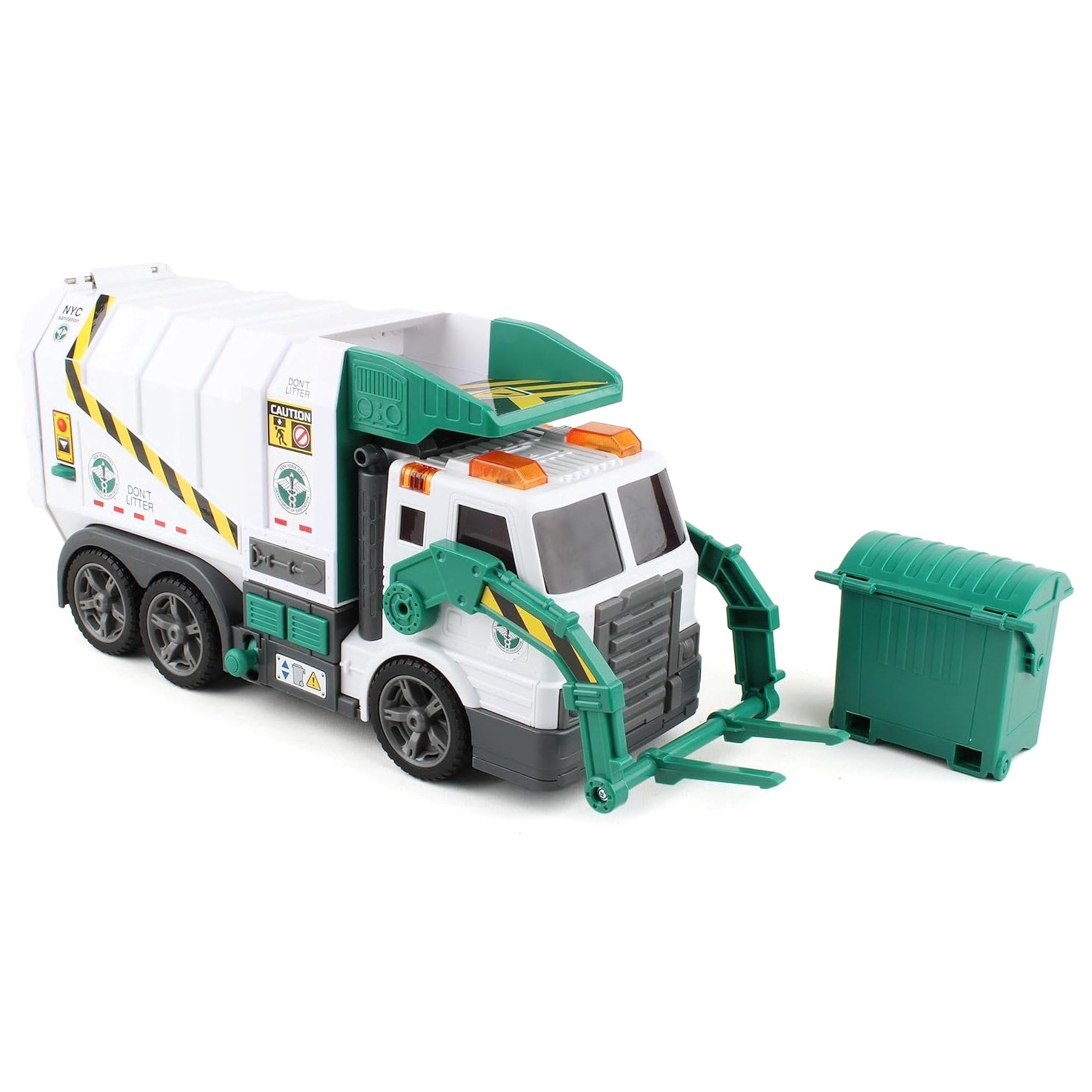 NYC Sanitation Front End Dumpster Garbage Truck — Outback Toys