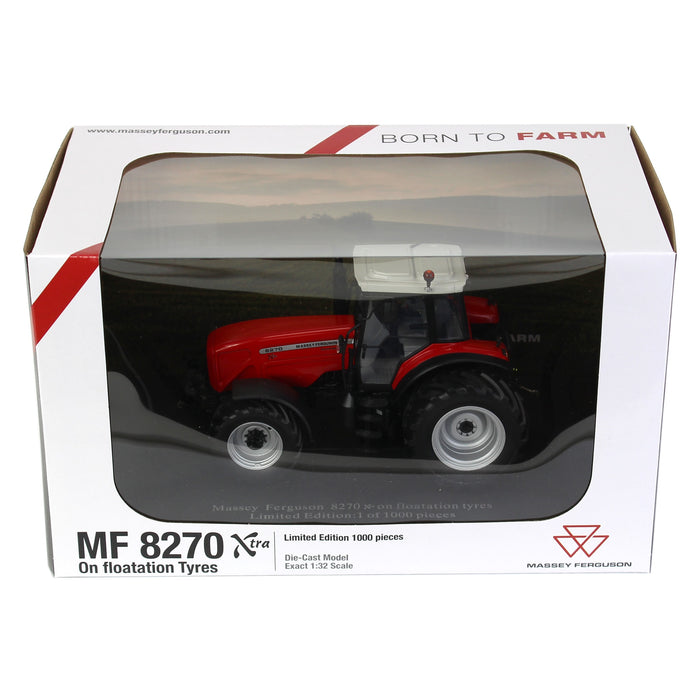 1/32 Limited Edition Massey Ferguson 8270 with Large Tires & MFD, Only 1,000 Made
