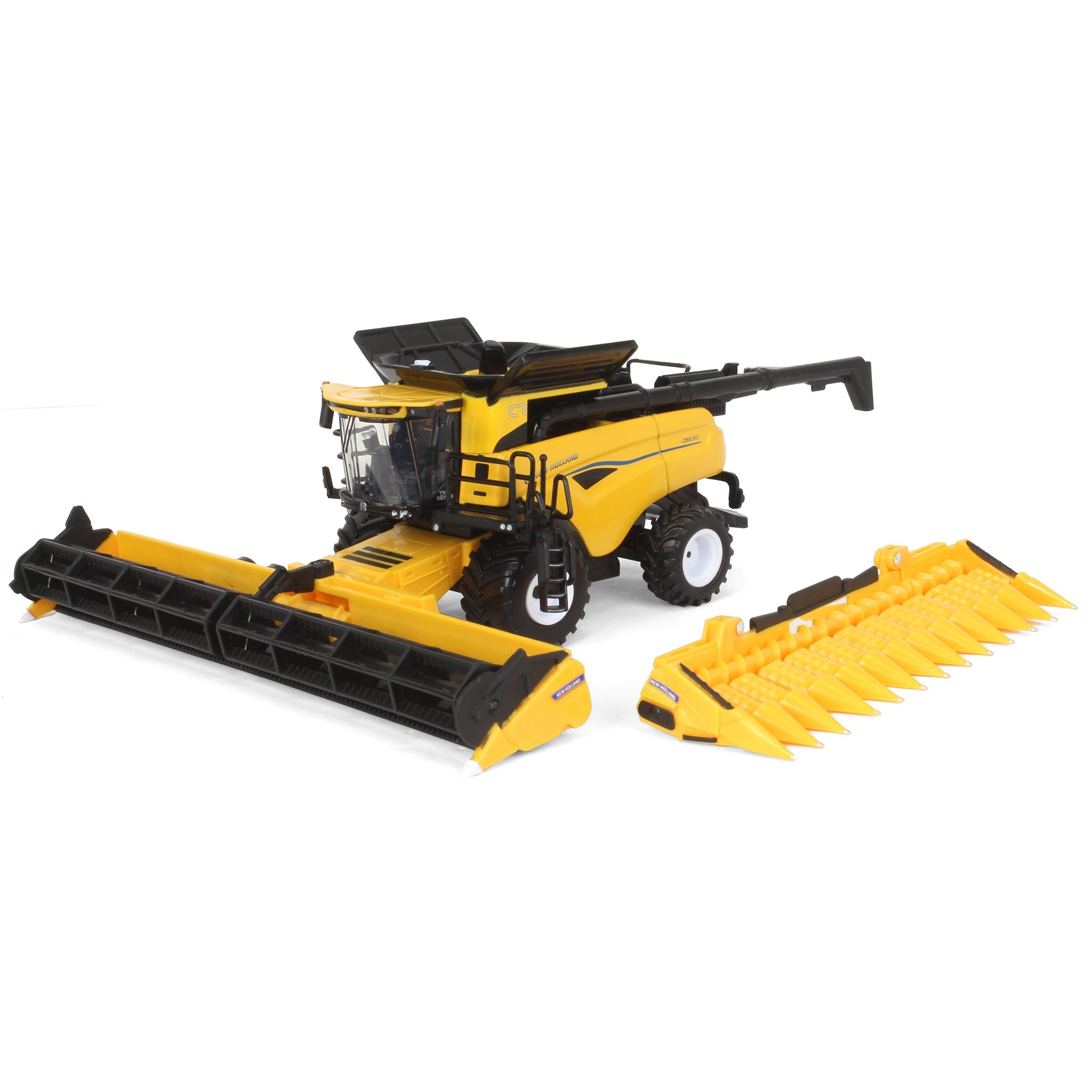 1/64 New Holland CR8.90 Combine with Corn Head & Draper Head, ERTL