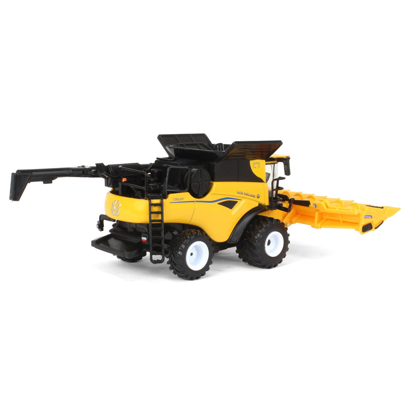 1/64 New Holland CR8.90 Combine with Corn Head & Draper Head, ERTL Prestige Collection