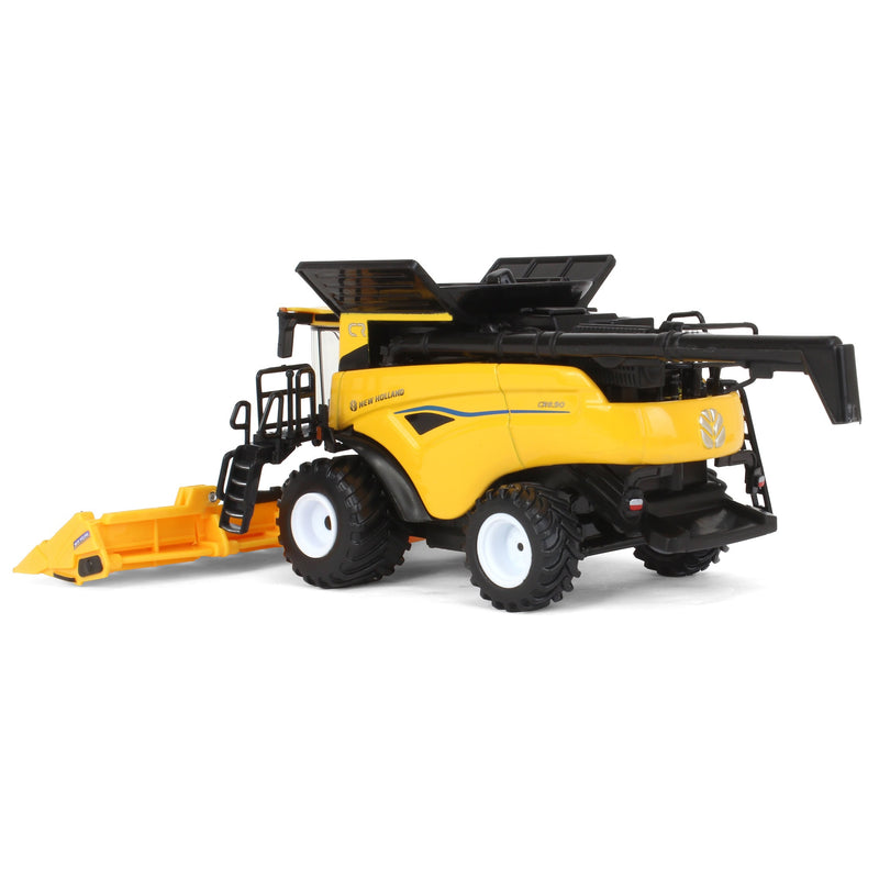 1/64 New Holland CR8.90 Combine with Corn Head & Draper Head, ERTL Prestige Collection